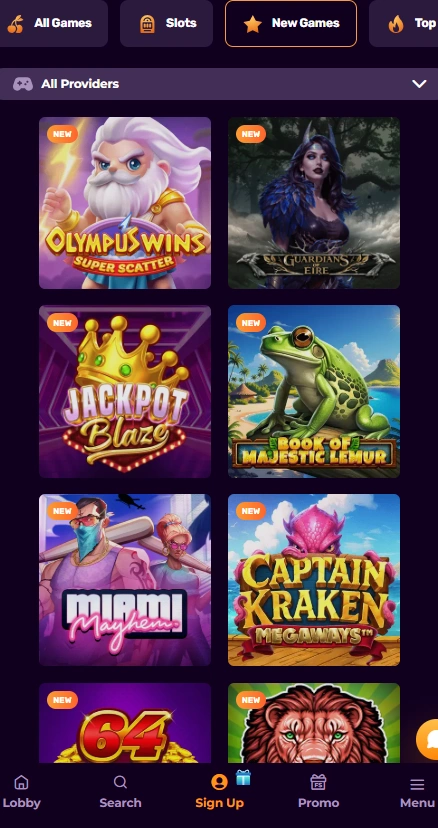 dux mobile games page